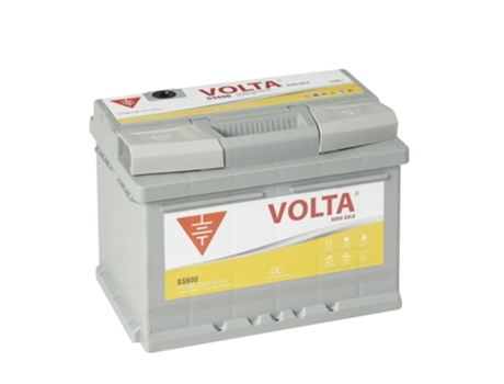 Batería de Coche VOLTA BATERIAS Start Stop EFB 60Ah 570 SS600D