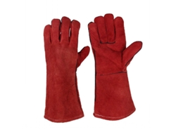 Guantes de cuero resistentes al calor para soldadura, horno, barbacoa, jardinería, para hombres y mujeres.