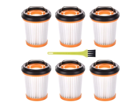 Filtro de vácuo 6pcs para shark ion w1 para shark wandvac wv200 wv201
