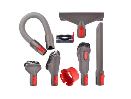 8pcs conjunto de acessório de ferramenta acessório para dyson v15 v11 v10 v7 v8 cinza