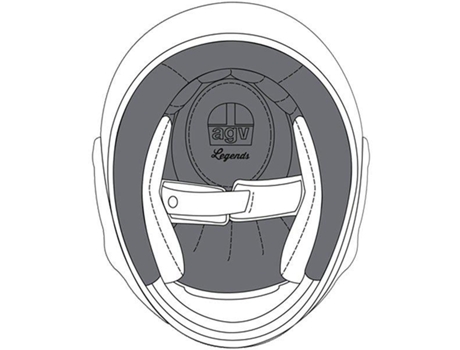 Casco AGV X101 Crown Pad