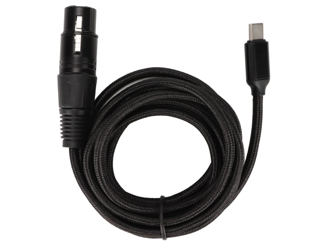 Cable Usb-c A Xlr Hembra De Bajo Ruido Hifi Plug And Play De 2 M Para Micrófono Y Grabadora