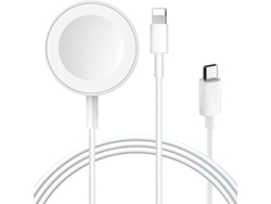 Apple Watch Series y iPhone 2 en 1 Cable de carga magnético USB de 1,2 m