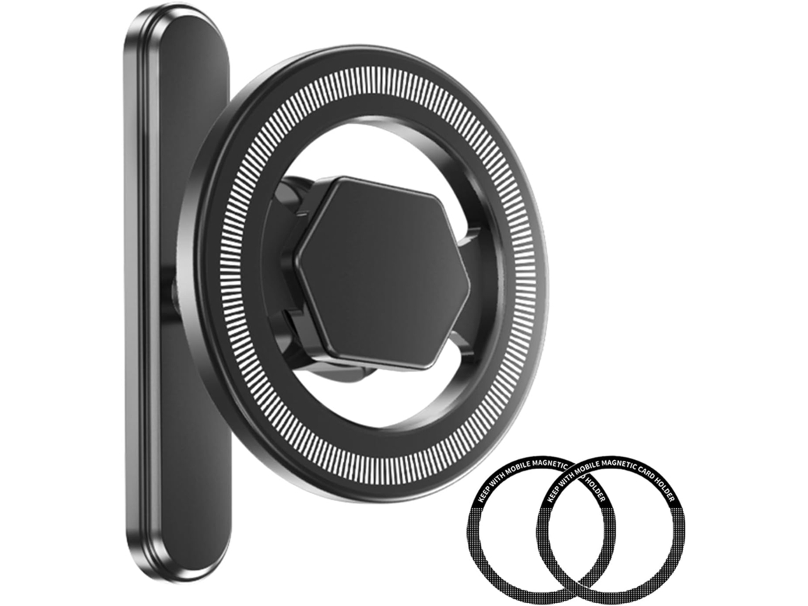 Soporte Giratorio Para Teléfono Para Superficies Metálicas De Aluminio, Compatible Con La Mayoría De Los Teléfonos, Resistente.