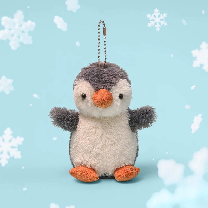 Llavero De Peluche De Pingüino De 10 Cm, Ideal Para Decorar Bolsos.