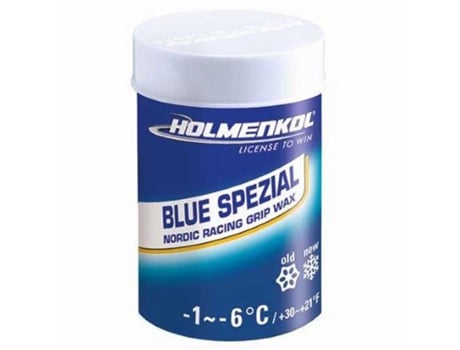Cera HOLMENKOL Cera Grip Blue Spezial -1°c/-6°c 45 G Azul