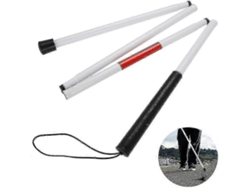 Bastón plegable para ciegos, 124 cm, 4 botellas