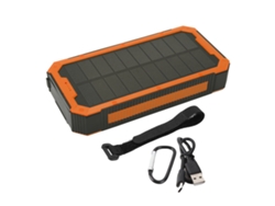 Batería Externa Solar De 36800 Mah, Cargador Portátil Con 36 Led Para Escalada - Naranja