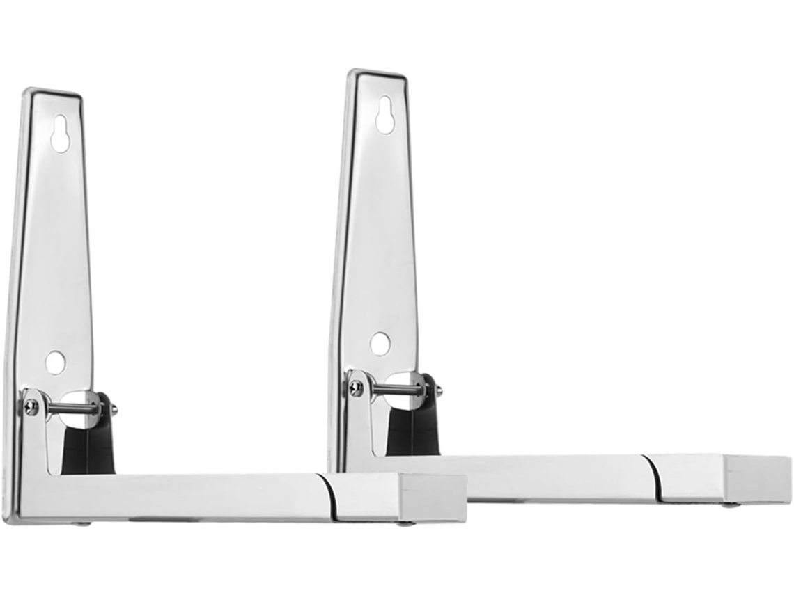 Barra De Soporte De Pared Ajustable De Acero Inoxidable 77 Para Micropozos, Plegable.