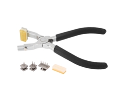 Herramienta Manual Para Cuero, Alicates Perforadores, Costura, Acero Inoxidable, Punta Plana