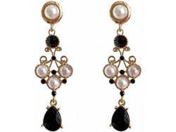 2026-aretes De Perla Vintage Para Mujer Aretes Negros Perla Colgante Gota De Diseño Clásico