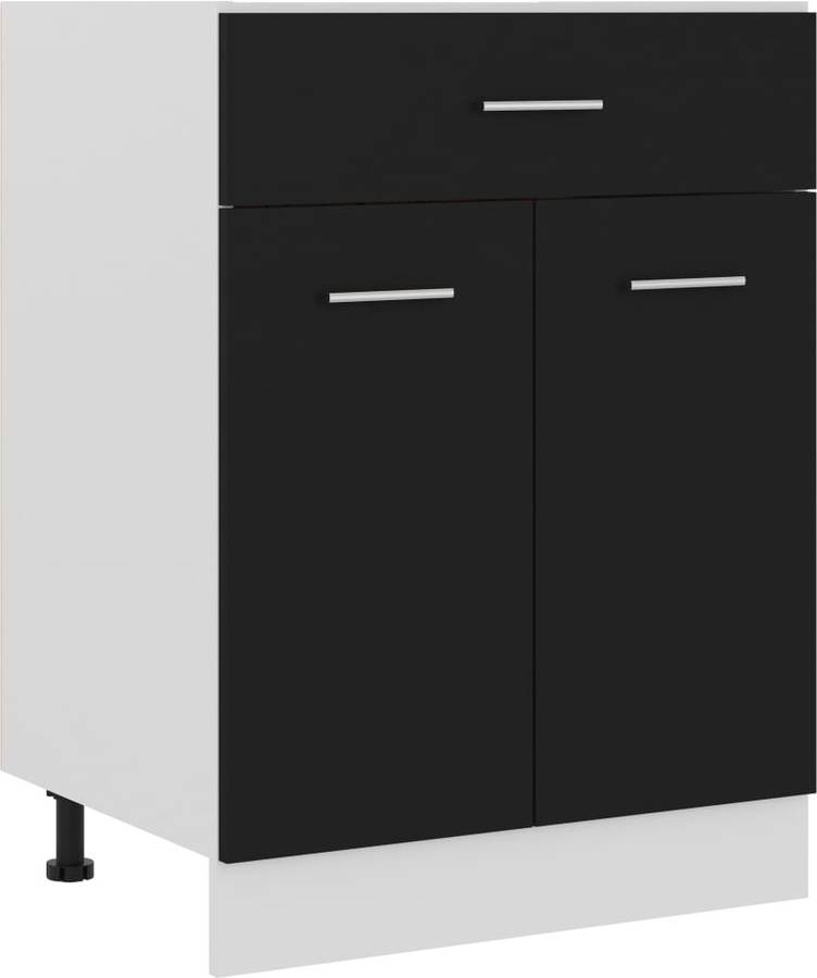 Armário Inferior VIDAXL Drawer Bottom Cabinet 60 cm 801229 (Madera - 60 x 46 x 81.5 cm)