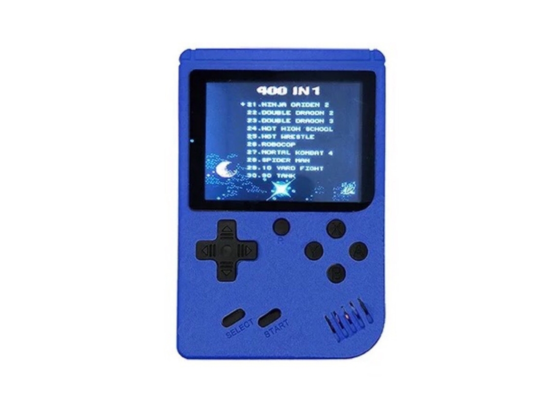 Consola Retro Consola De Juegos Portátil 400 En 1 Retro Nostalgia Mini Soltero Azul Oscuro Gusshious