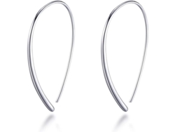 2026-2 Unidades Pendientes De Hilos De Plata Esterlina, Joyería Estilosa Y Duradera Para Regalo