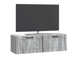 Maison Exclusive - Mueble Para Tv De Pared Gris Sonoma 98 X 31 X 30 Cm