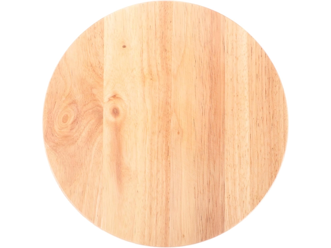 Asiento De Repuesto Para Taburete Redondo De Madera Maciza De Ø29,5 Cm, Bandeja De Asiento Multifuncional.