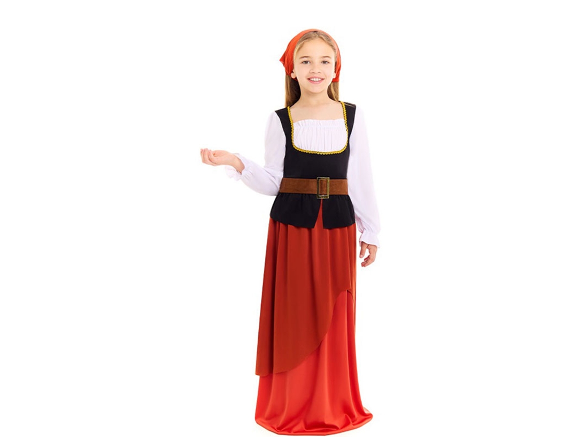 Disfraz de Mesonera Medieval para niña