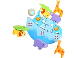 Juguete De Bloques De Construcción De Madera Con Forma De Animales Para Niños Y Niñas