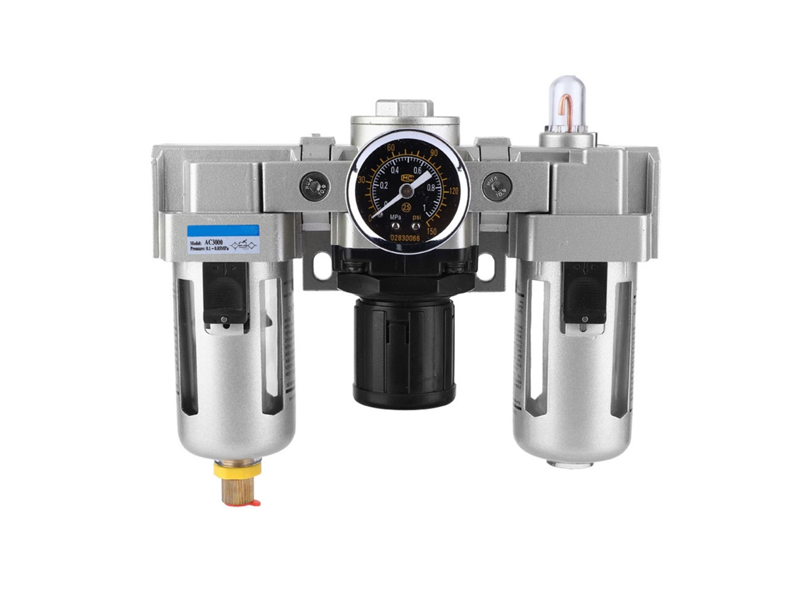 Filtro Separador De Água E Óleo, Compressor De Ar, Regulador Smc Ac3000 Pneumático