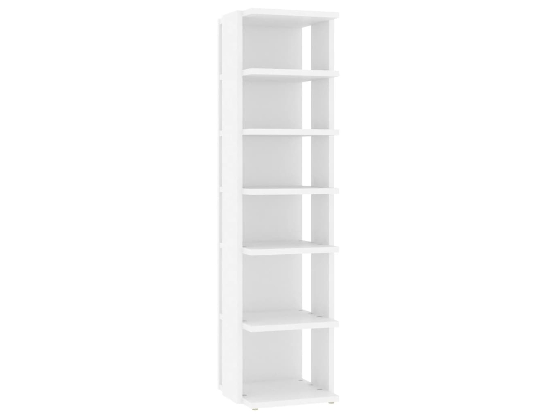 Mueble zapatero VIDAXL Blanco Madera contrachapada (27,5x27x102 cm)