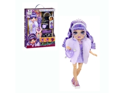 Muñeca de moda de cristal Violeta Arcoíris Alto