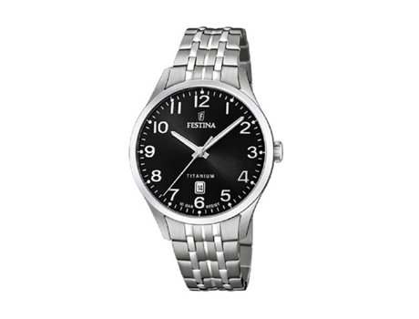 Reloj Hombre FESTINA F20466/3 Negro Plateado (Ø 40 mm)