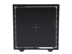 Lámina De Acero Resorte Pei Negra Para Prusa Anet Cr-20 220mm Pegatina Magnética Lado B
