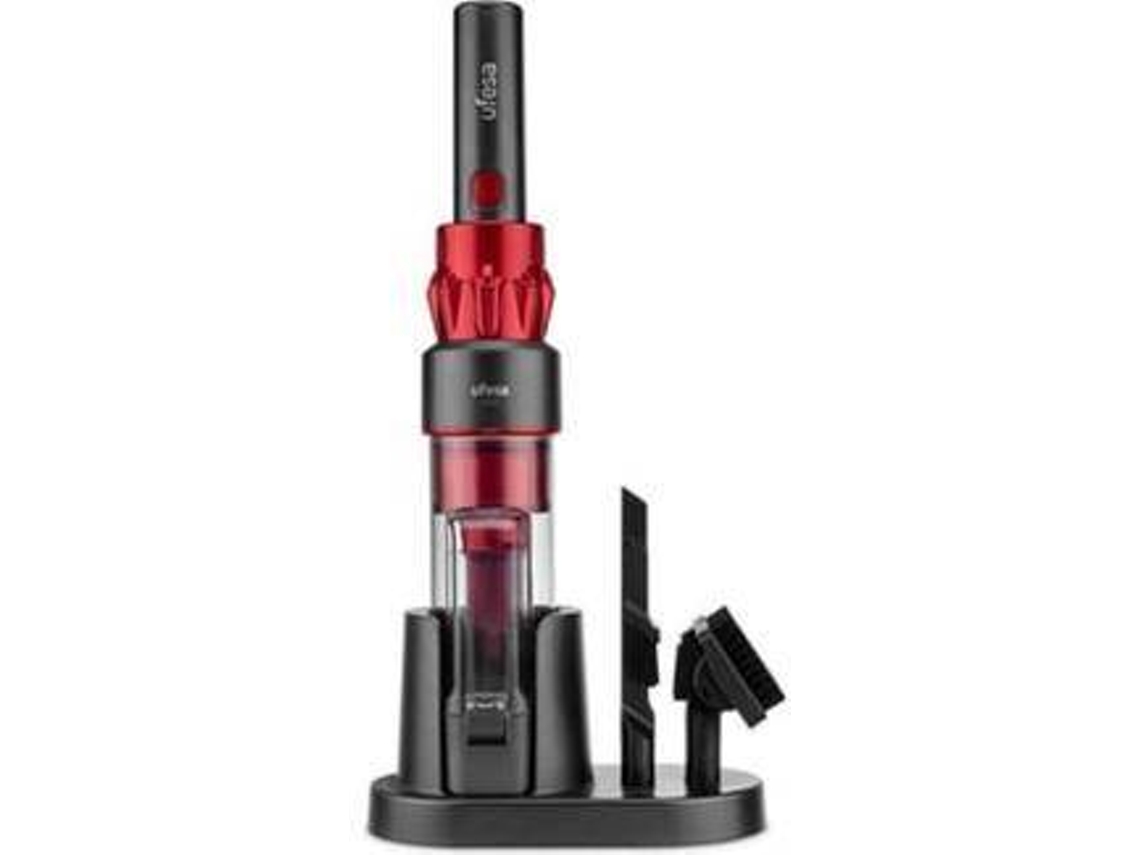 Aspirador de Mano UFESA UH5 (Autonomía: 20 min - 140 ml - Negro y Rojo)