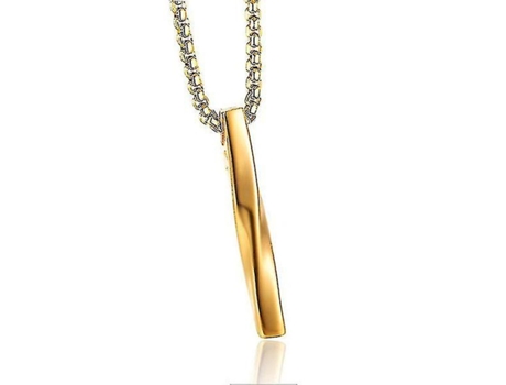 Personalidad simple Collar de acero inoxidable Punte de San Valentín Regalo de San Valentín para hombres