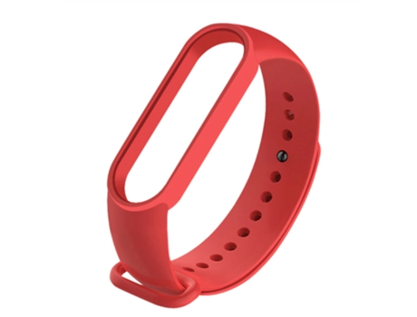 Correa De Silicona Compatible Con Mi Band 7 SKYHE (Rojo)