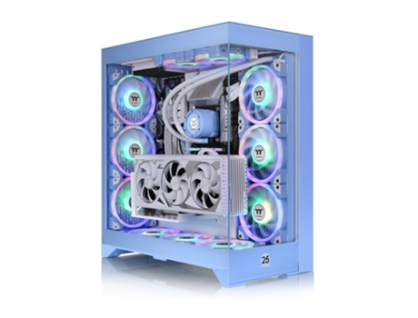 Caja THERMALTAKE Cte E600 Mx Hydrangea Blue Argb Atx 2Xusb 3.0 Sin Fuente Azul