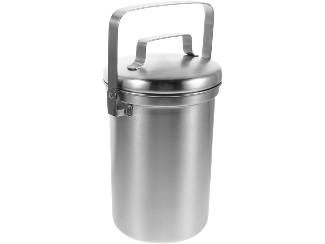 Cubo De Basura Inoomp Y Contenedor De Residuos Orgánicos A Prueba De Olores Para Encimera De Cocina Con Tapa Para 3