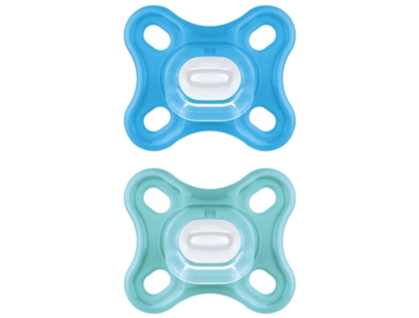 Chupete Comfort 2 En Silicona 0 Meses Y Y Una Caja de Esterilización Color: Azul MAM