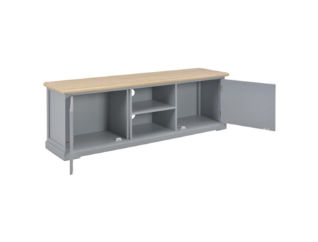 Maison Exclusive - Mueble para el televisor de madera gris 120x30x40 cm