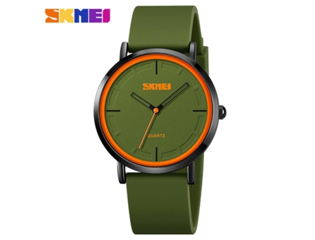 Relojes deportivos de silicona para hombre Relojes analógicos casuales Relojes de pulsera de cuarzo de moda-Verde militar LUUCOZK