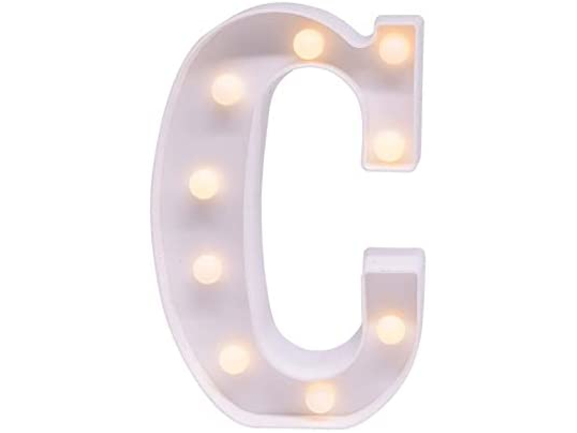 Letras Com Luzes Led Para Decoração De Interiores C