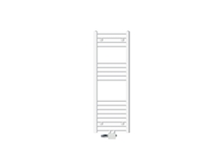 Radiador LUXEBATH Toallero de Baño Sahara 400 x 1200 mm Blanco Recto con Conexión Central