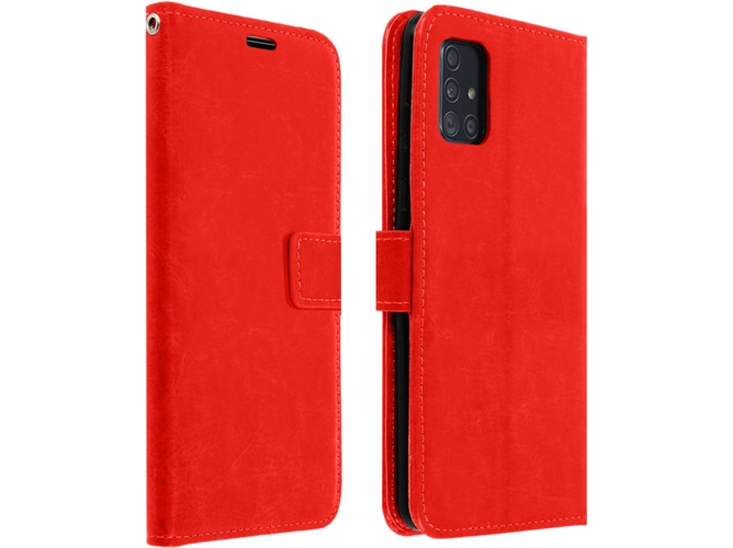 Funda Samsung Galaxy A51 AVIZAR Vintage Rojo