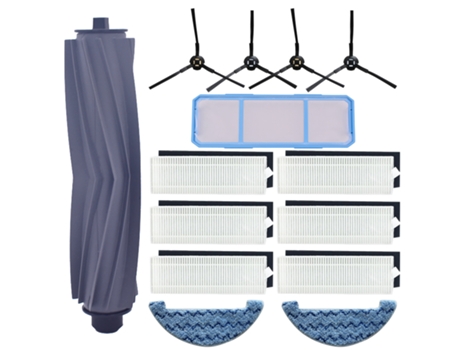Cepillo de rodillo, filtro Hepa, cepillo lateral, fregona, filtro principal, paño de mopa para Ilife A7 A9S, repuestos de aspiradora