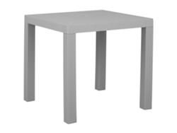 Mesa de comedor para 4 personas BELIANI Fossano de Material sintético Gris 80x80x76
