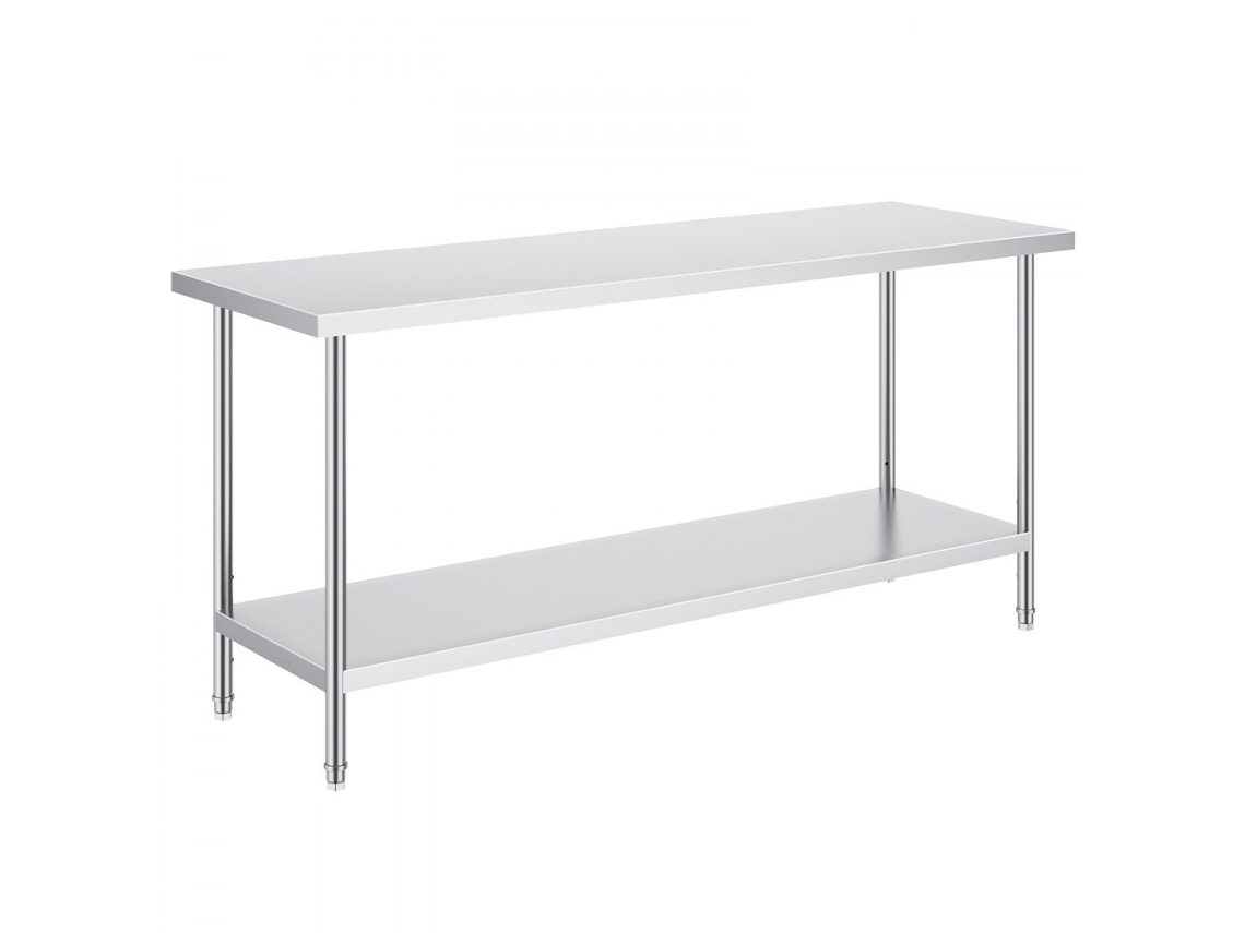 Mesa de preparación ajustable de acero inoxidable Tekmaquinas 399 kg