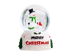 Adorno navideño de mesa con bola de cristal brillante, regalo para niños.