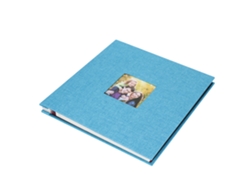 Baok-Lino Álbum De Fotos Adhesivo Diy Scrapbook Para Regalos De Aniversario San Valentín Azul Claro 27x28cm