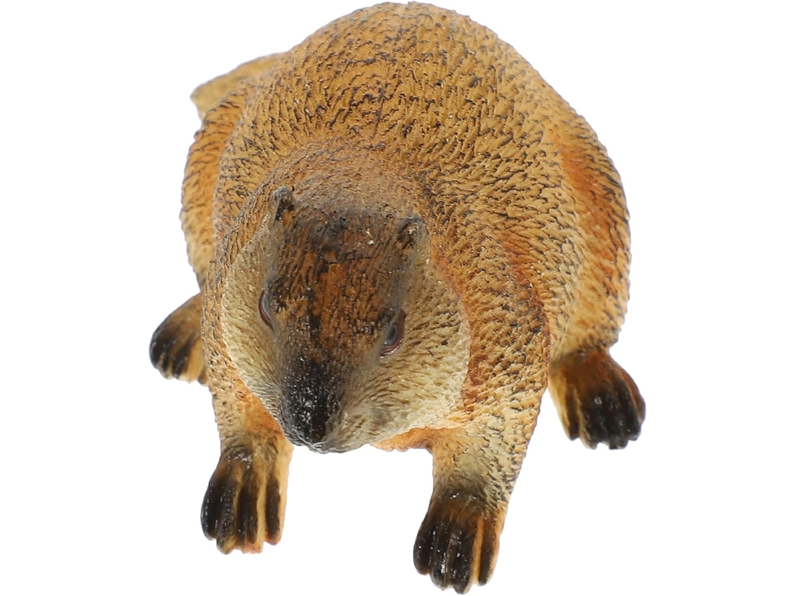 Figura Realista De Marmota, Juguete De Plástico De Animal Salvaje Para Niños Y Niñas.