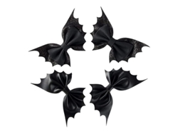 4 Tiaras De Alas De Murciélago Para El Cabello, Ideales Para Niñas Y Mujeres (accesorios De Halloween).