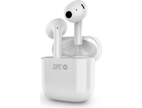 Auriculares Bluetooth True Wireless SPC Zion Studio (In Ear - Micrófono - Blanco)