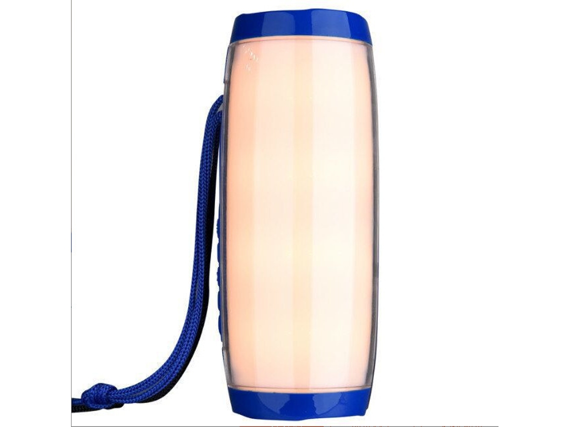 YUYSAN TG157 Altavoz Bluetooth portátil subwoofer impermeable al aire libre Hifi TF FM Radio con LED azul