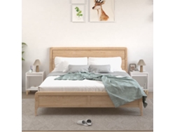 Mesitas de Noche 2 Pzs 40X35X50 Cm Blanco