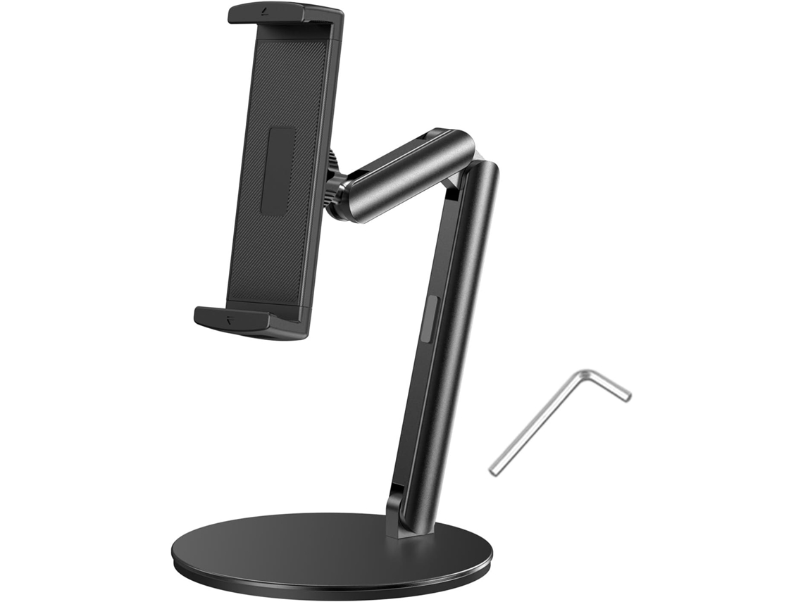Soporte De Escritorio De Aluminio Para Tabletas Y Teléfonos De 4,5 A 13 Pulgadas Con