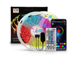 Tira De Led Inteligente Rgb 5050 De 12 M Con Bluetooth Y Control De Música.